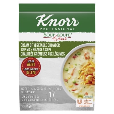 Knorr® Professional Soup Du Jour Cream of Vegetable Chowder 656g 4 pack - 