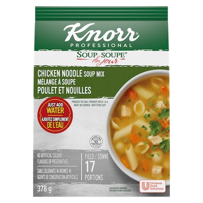 Knorr® Professionnel Soupe du Jour Poulet et Nouilles 4 x 378 gr